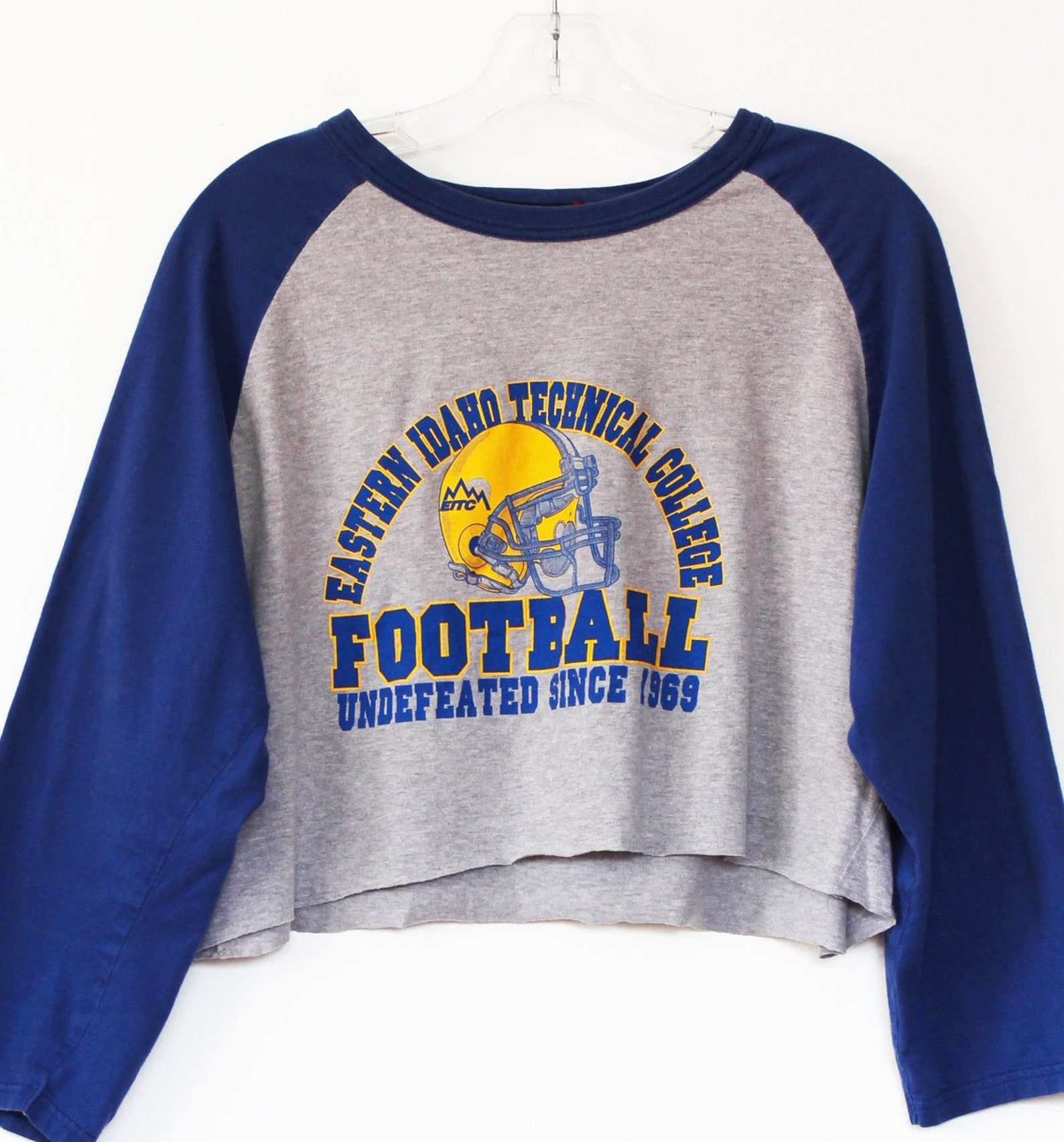 FOOTBALL CROP TOP Shirt Cropped Shirt Crop Top Football Jersey Etsy