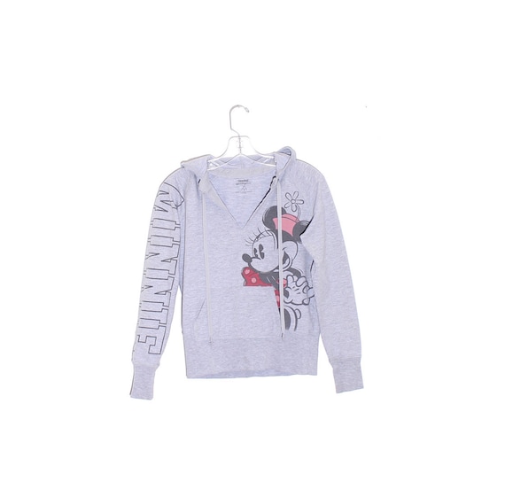 Disney MINNIE MOUSE hoodie vintage 90s top shirt … - image 1
