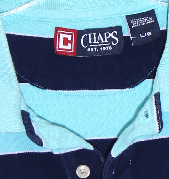 90s CROP TOP chaps ralph lauren shirt cropped len… - image 4