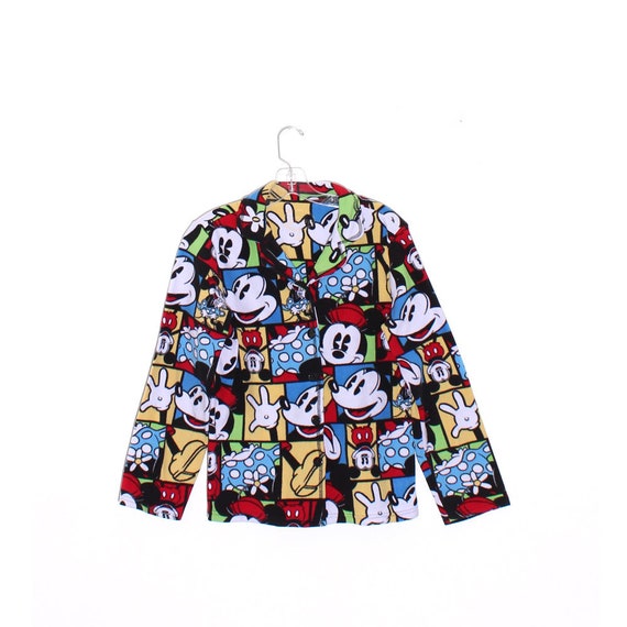 Pop Art vintage MICKEY MOUSE sweater fleece jacke… - image 1