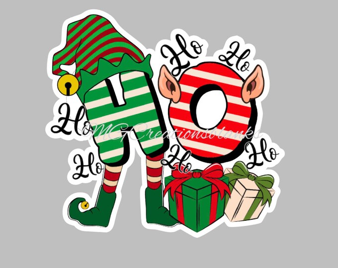 Ho Ho Ho Acrylic Blank for Badge Reel/vinyl Decal, Acrylic Blank, Decal ...