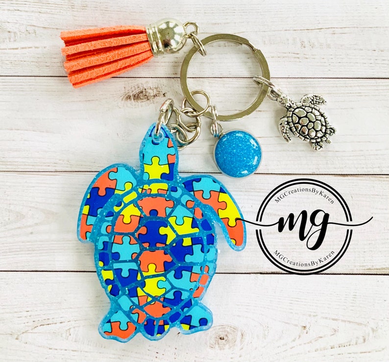 lego turtle keyring