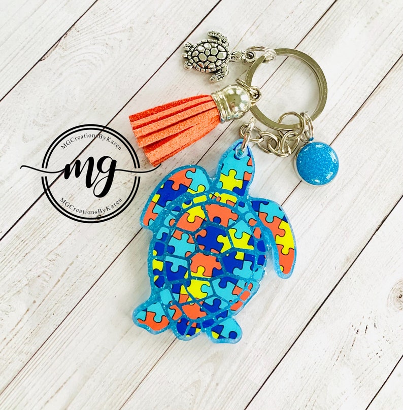 lego turtle keyring