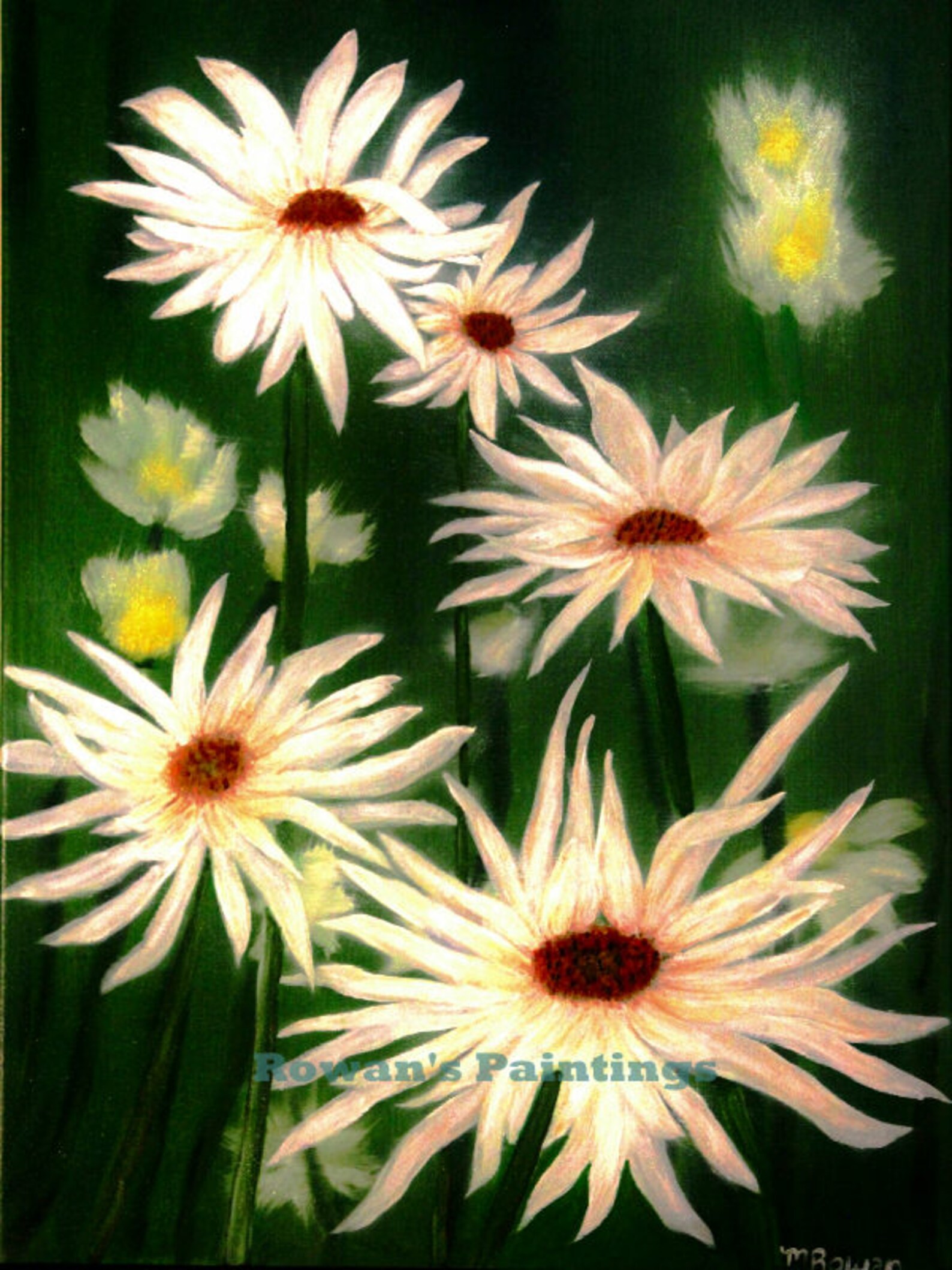 Daisy Wall Art Daisy Decor Daisy Home Decor Daisy Art Etsy
