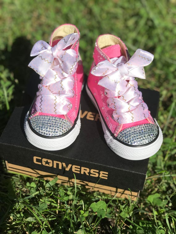 infant bling converse