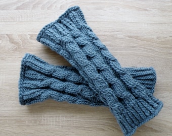 Calentadores de piernas / brazos / puños para botas / calentadores de muñecas / calentadores de botas / calentadores de piernas / puños para yoga / regalo de Navidad tejidos a mano