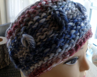 Headband for women and girls hand-knitted - " Magical Winter World "