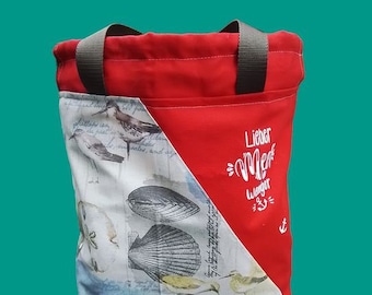 XL 海上化粧品バッグ セーラー パイプ付き セーラーバッグ アホイ