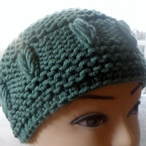 Headband for women and girls hand-knitted - &quot;Magical Winter World&quot;