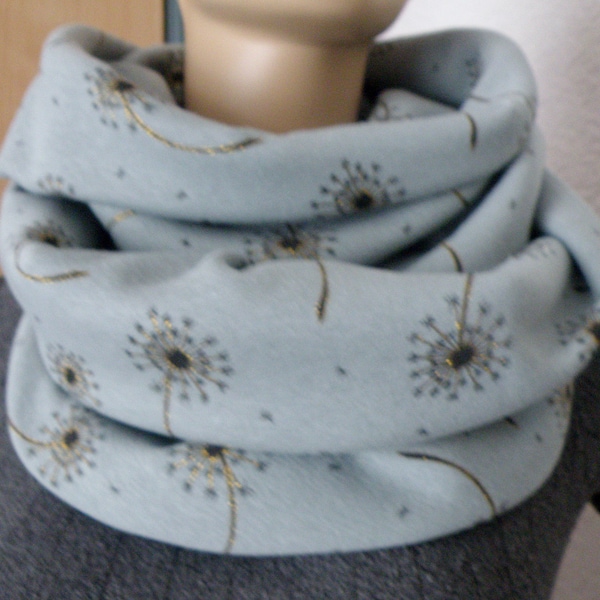 Loop / Loop Scarf / Hose Scarf / Scarf / Winter Loop / Alpine Fleece / Mint / Black / Gold / Dandelions / Christmas Gift