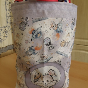 Kindertasche  / Tragetasche / Stoffbeutel / wasserabweisende Webware / bunt / Schwimmbad /Kindergarten / Schule / Wechselwäsche