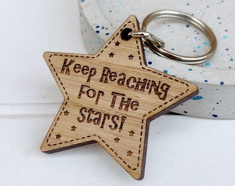 SET OF 10 - Star keyrings, school class gift, Gift for pupils, Gift for class of 2026, Teacher Pupil Gift, Whole class gifts from teachers
