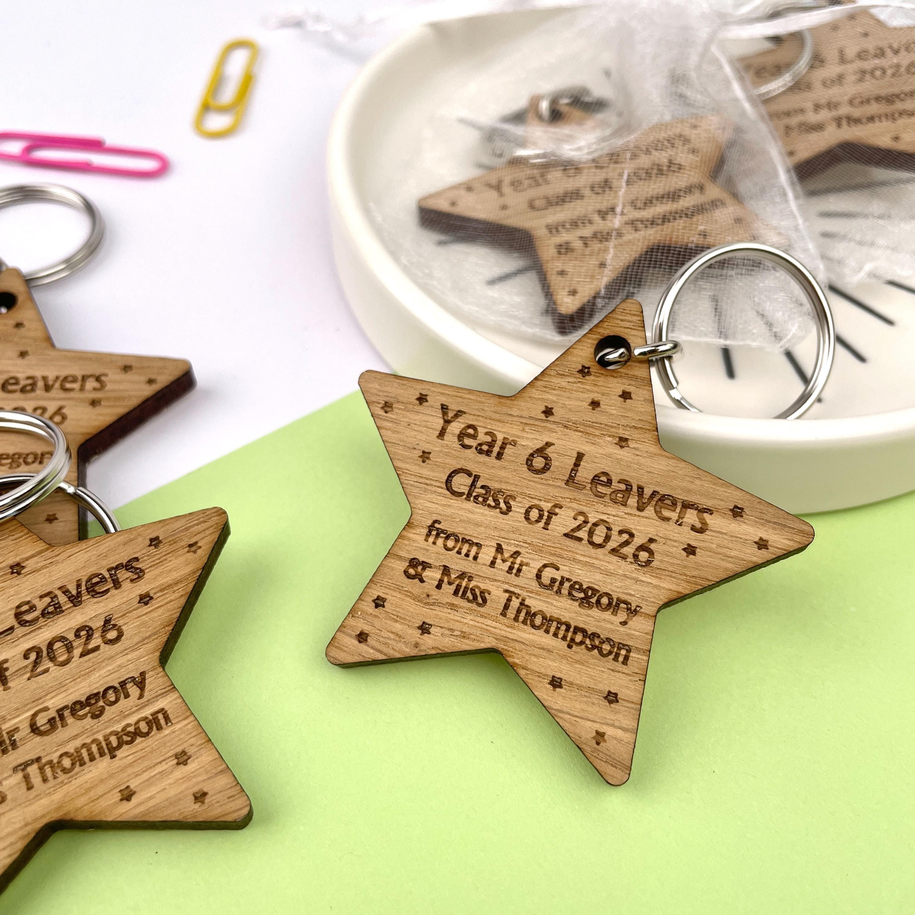 Year 6 Leavers, Class of 2026, School Leavers Keyring Sets, Teacher ...