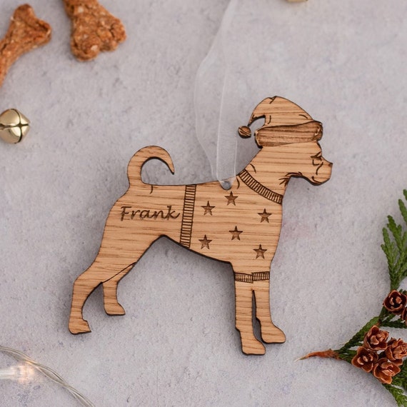 Boxer Dog Christmas Ornaments Personalised Dog Memorial Etsy