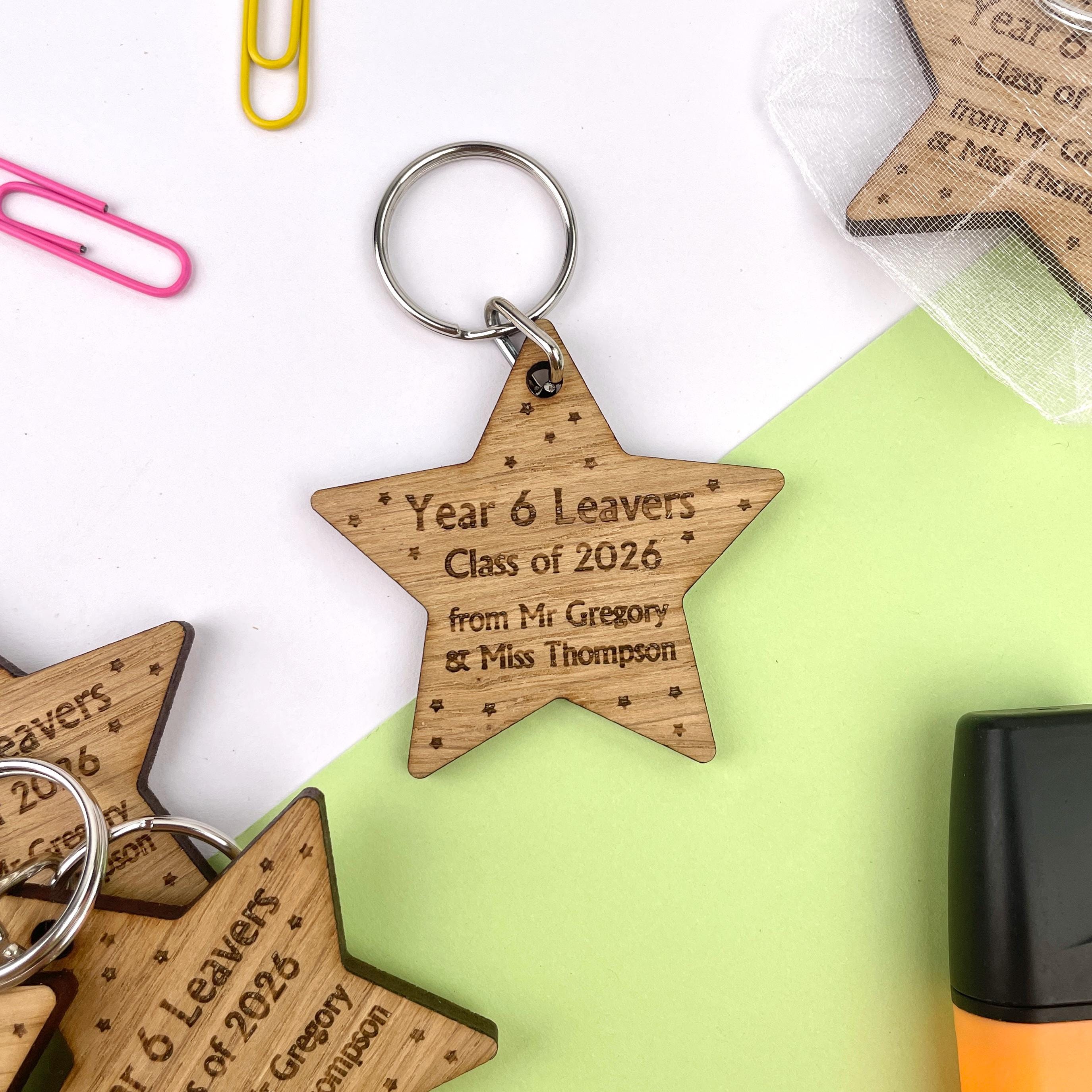 Year 6 Leavers, Class of 2026, School Leavers Keyring Sets, Teacher ...