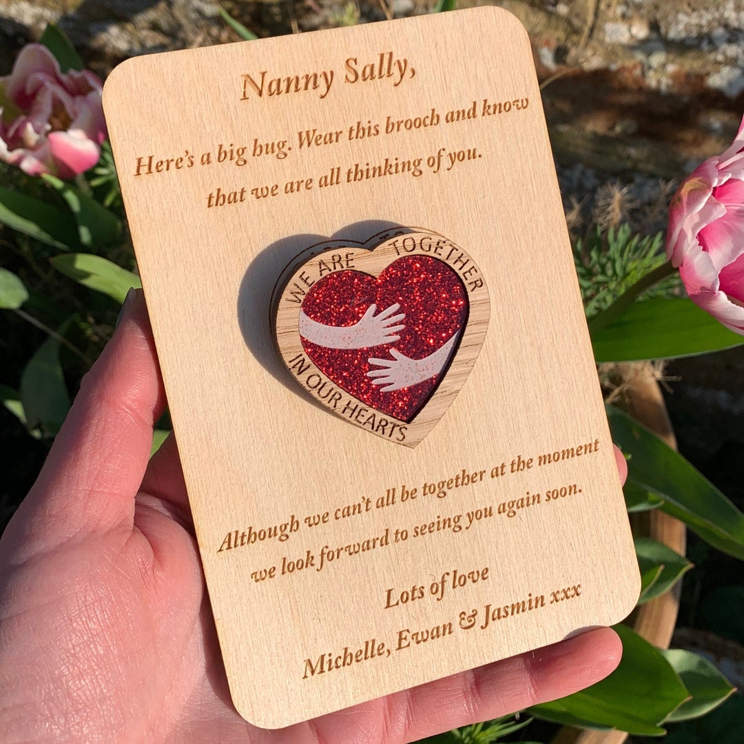 Pocket Hug Social Distancing Gift, Personalised Isolation Gift ...