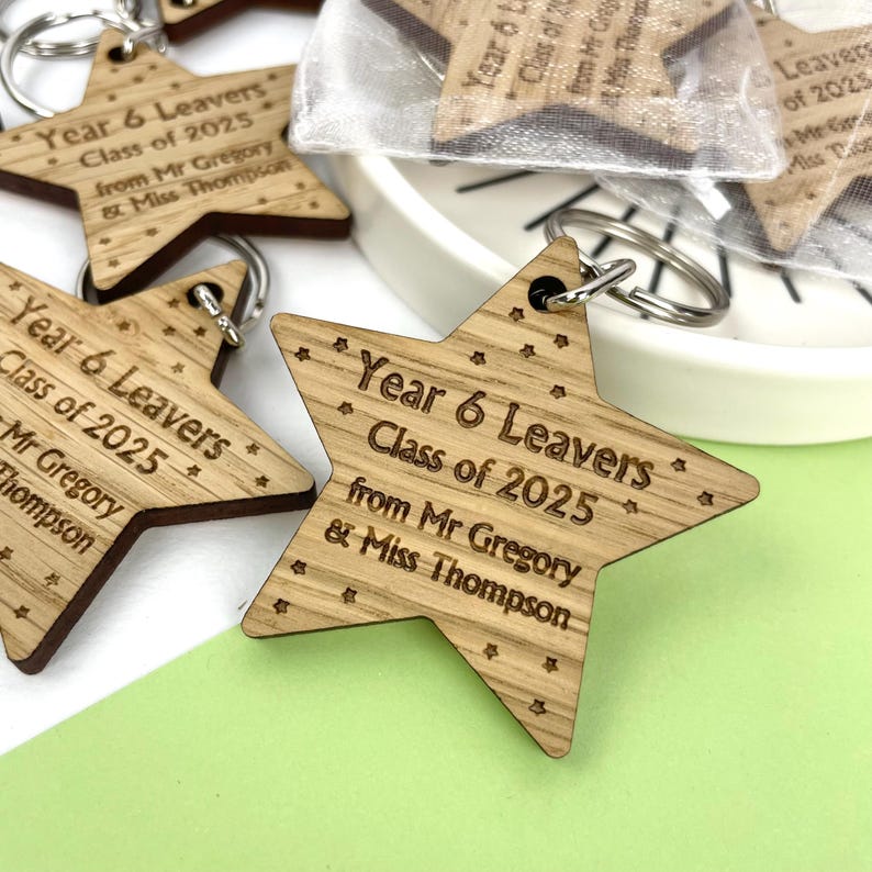 Year 6 Leavers, Class of 2026, School Leavers Keyring Sets, Teacher ...