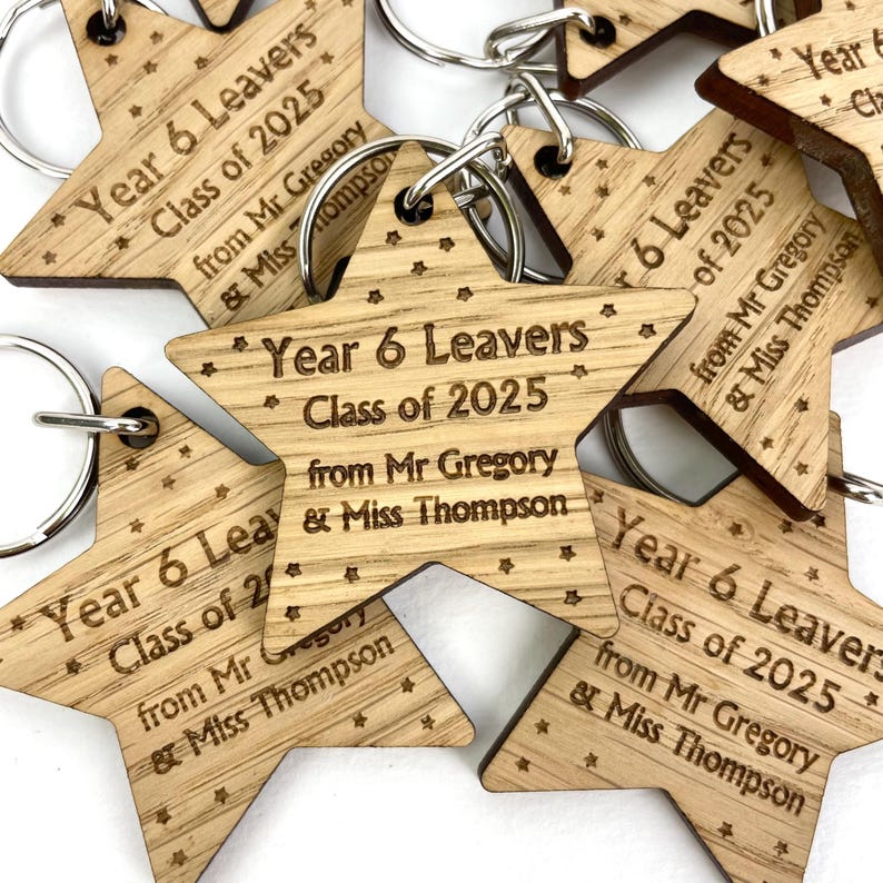 Year 6 Leavers, Class of 2026, School Leavers Keyring Sets, Teacher ...