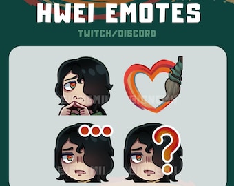 HWEI League of Legends emotes, LOL new champion emotes, Twitch Discord Youtube emote set, cute pre-made ready-to-use emote bundle pack