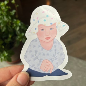 Custom Portrait Sticker-custom portrait-custom family portrait illustration-Drawn from photo custom portrait-couple portrait