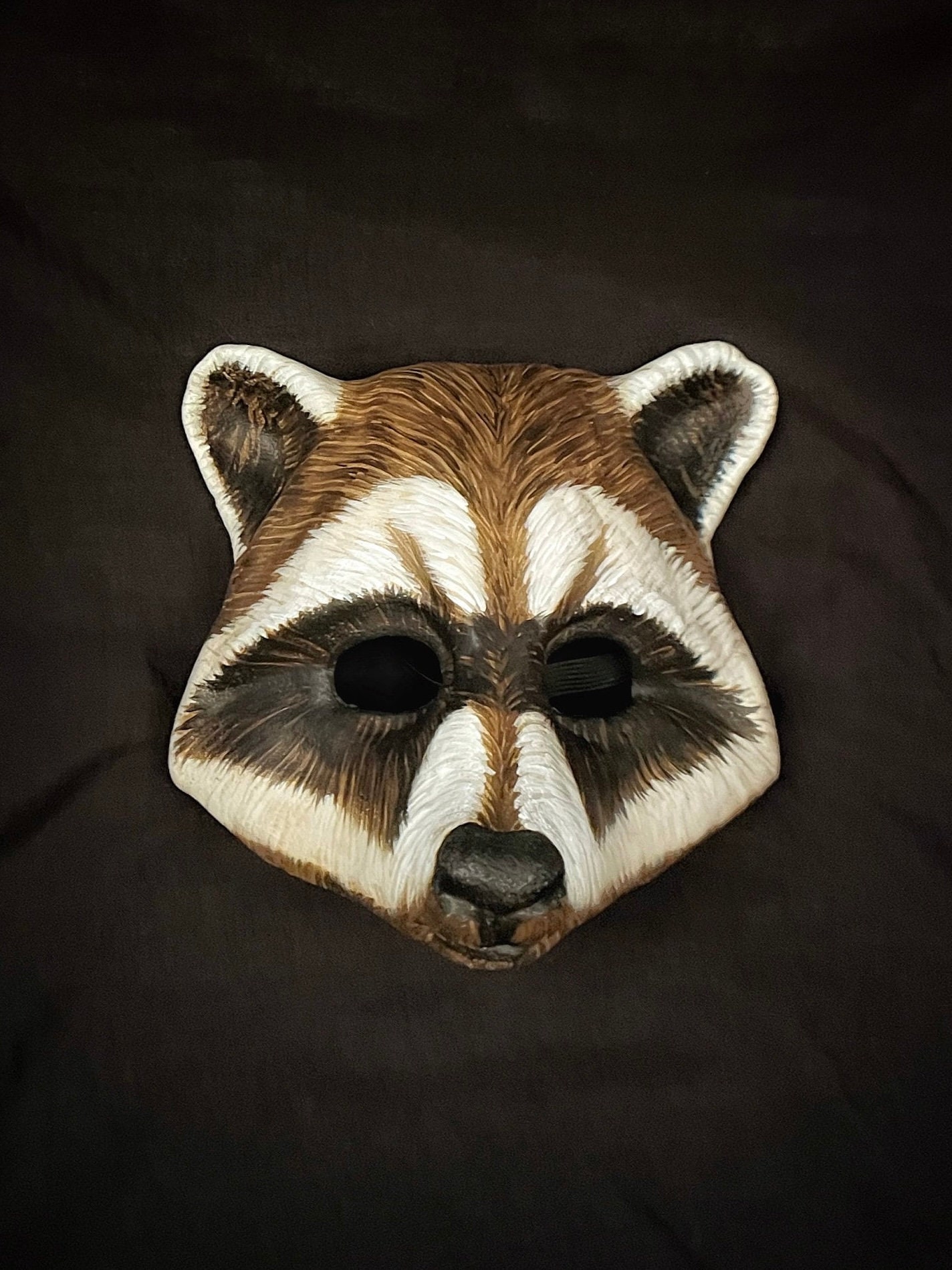Woodland Raccoon Masquerade Mask for Halloween, Mardi Gras, Theater ...