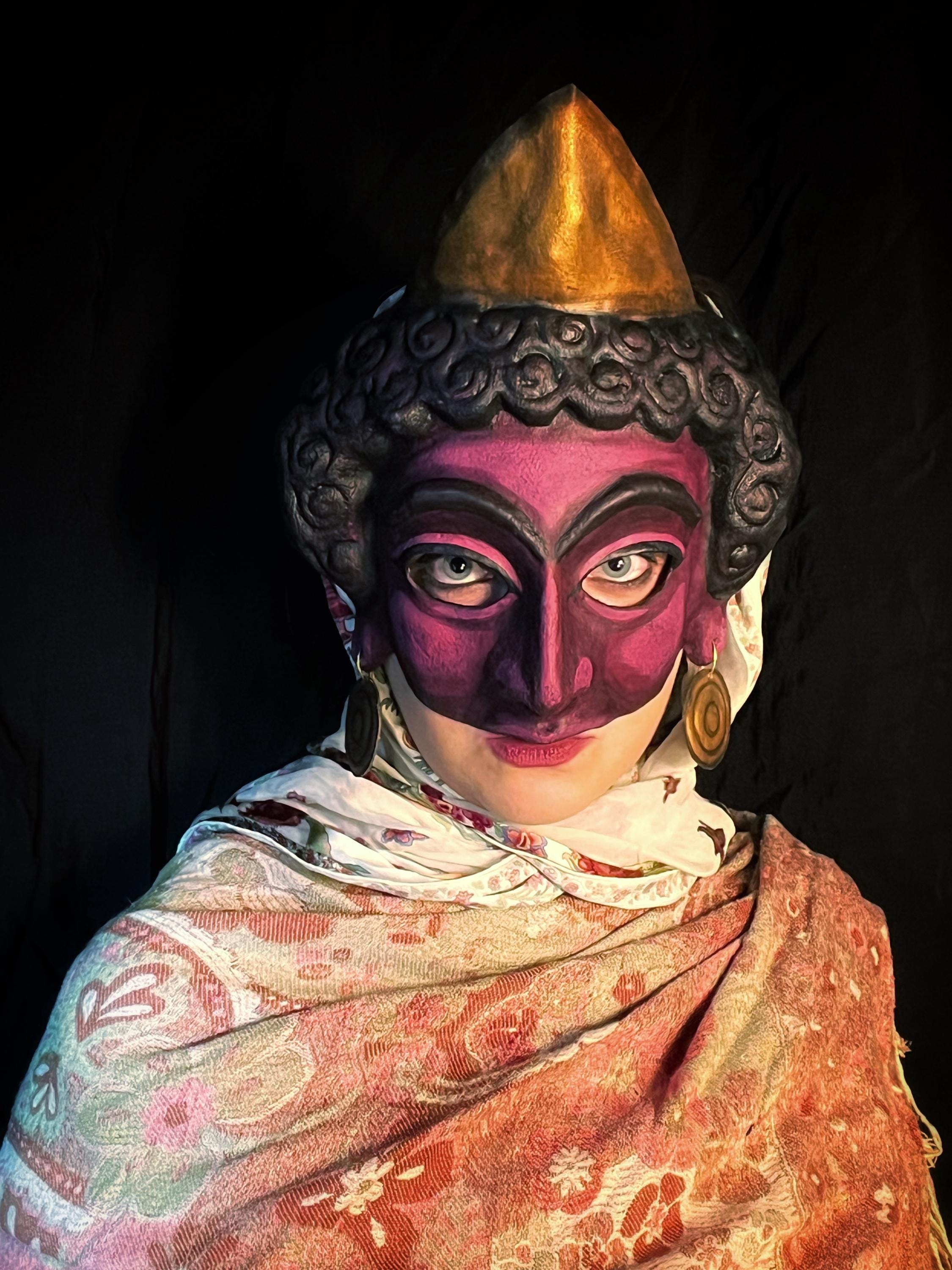 Queen Vashti Purim Spiel Mask: Persian-inspired Costume for Jewish ...