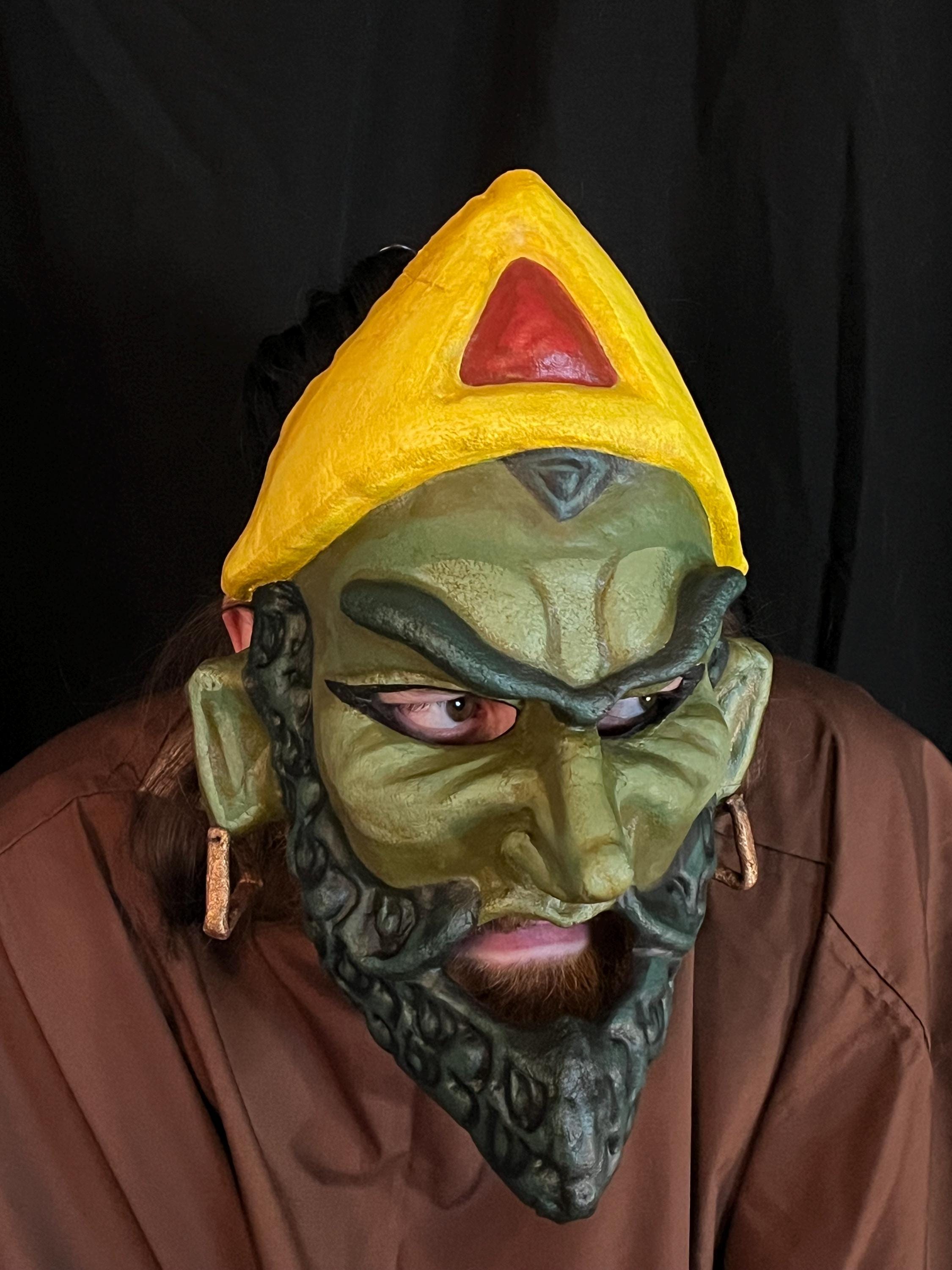 Haman Purim Spiel Mask: Persian-inspired Costume for Jewish Holiday ...