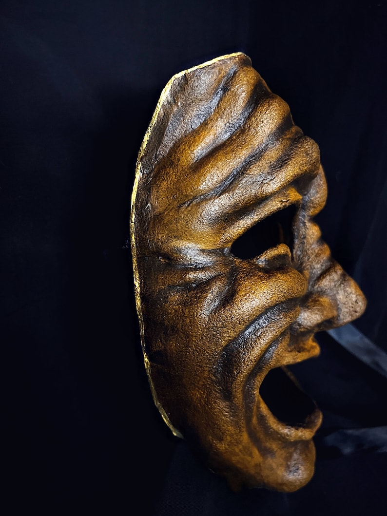 Comedy and Tragedy Mask. {sock & Buskin} - Etsy