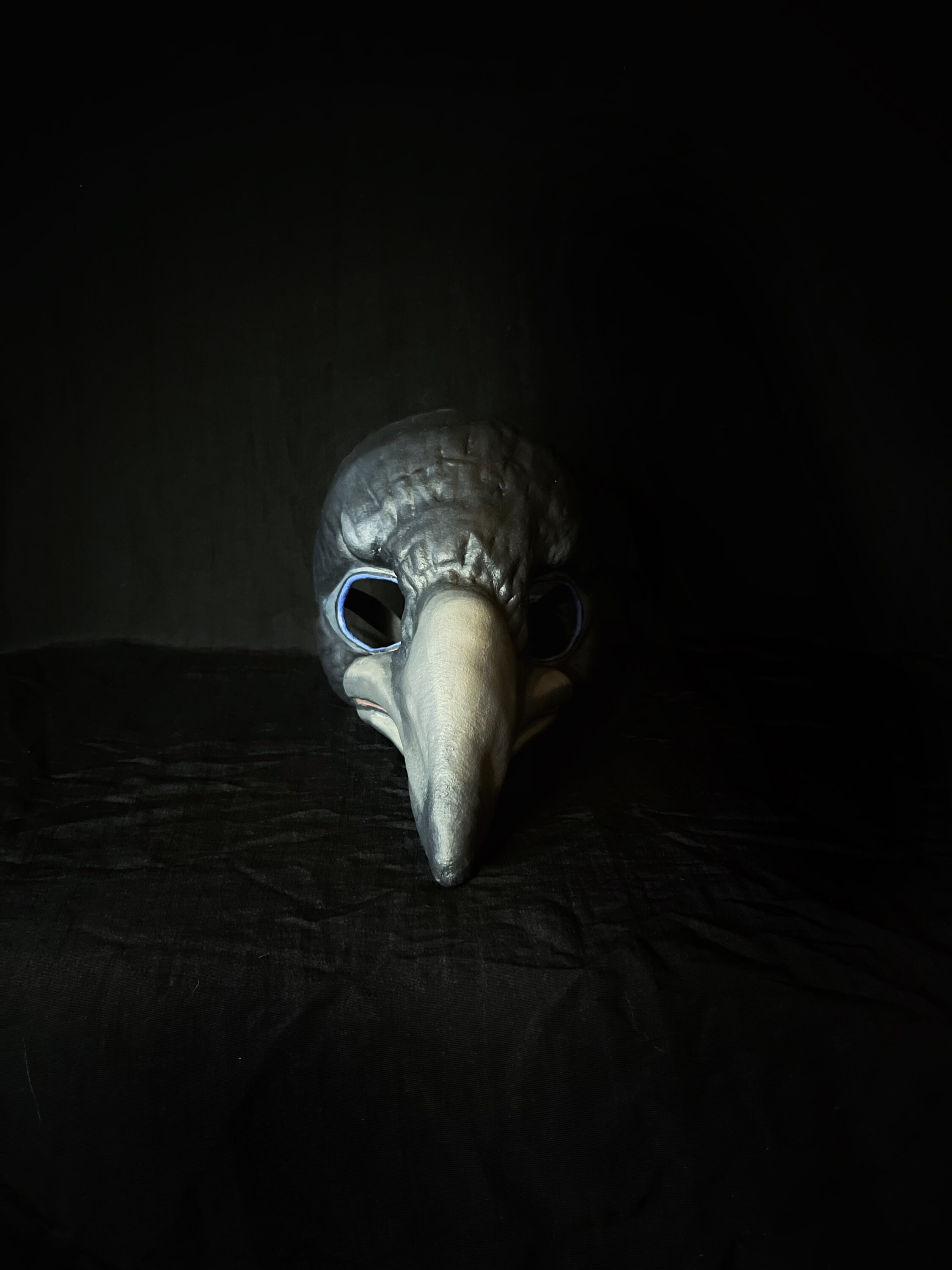 Handcrafted Corvid Masquerade Mask: Gothic Crow Cosplay for Halloween ...