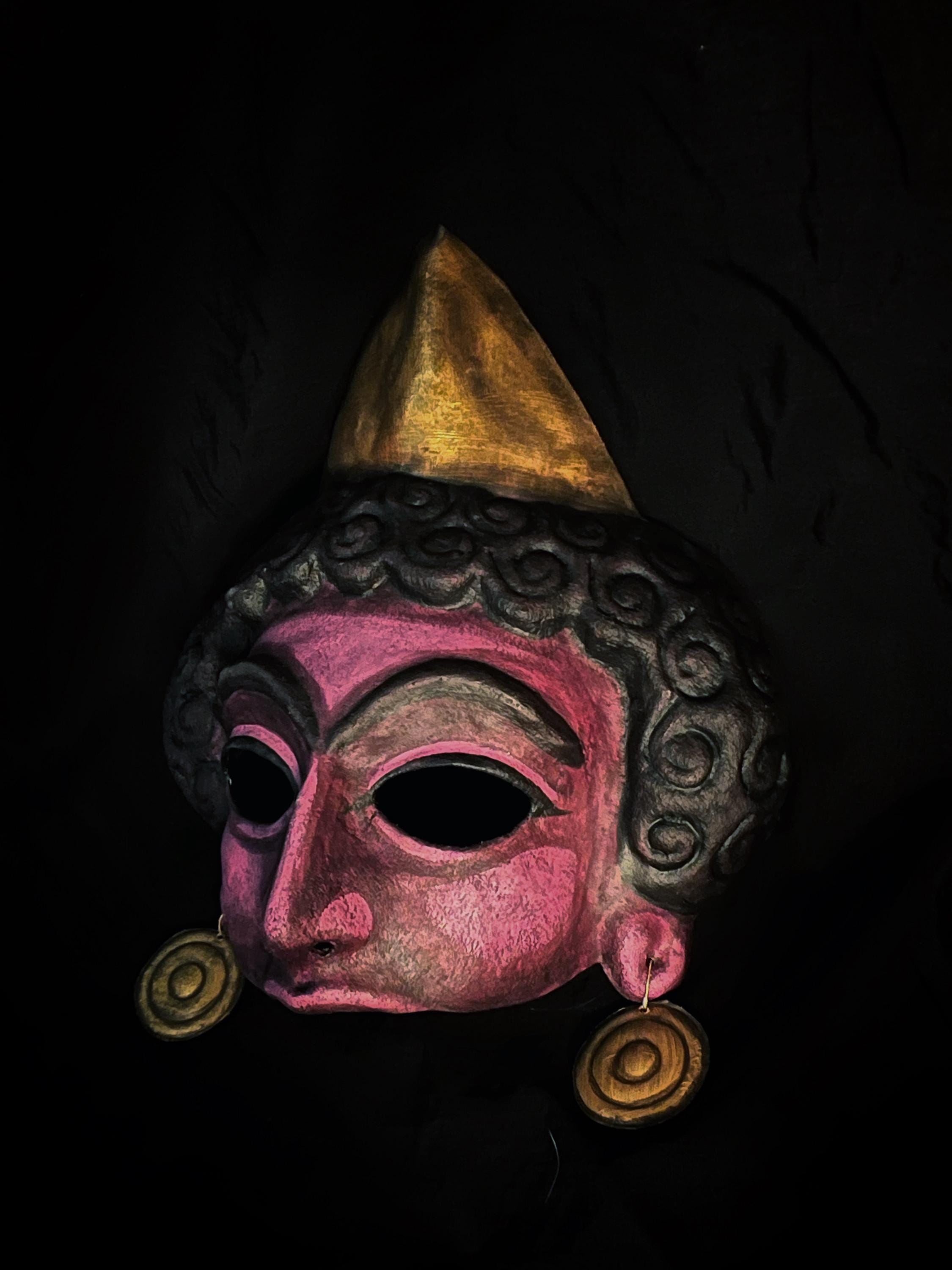 Queen Vashti Purim Spiel Mask: Persian-inspired Costume for Jewish ...