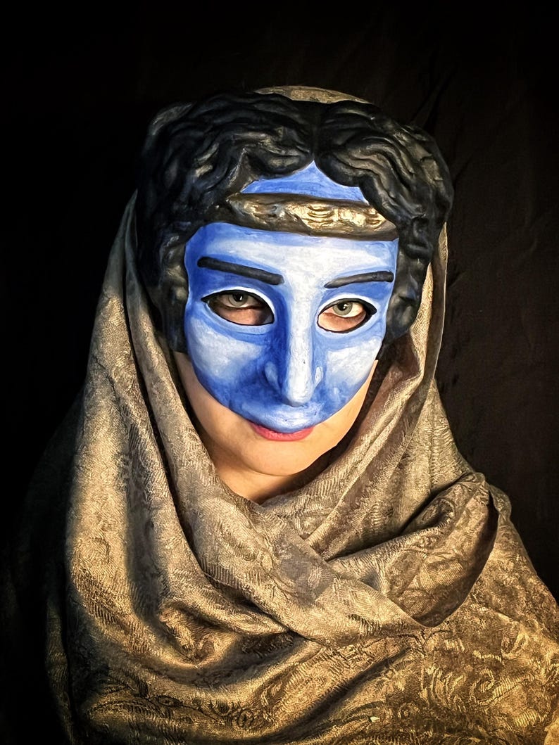 Queen Esther Purim Spiel Mask: Persian-inspired Masquerade Costume for ...