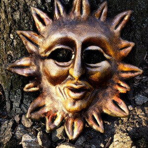 Celestial Sun Mask: Tarot-inspired Solstice Masquerade Costume ...