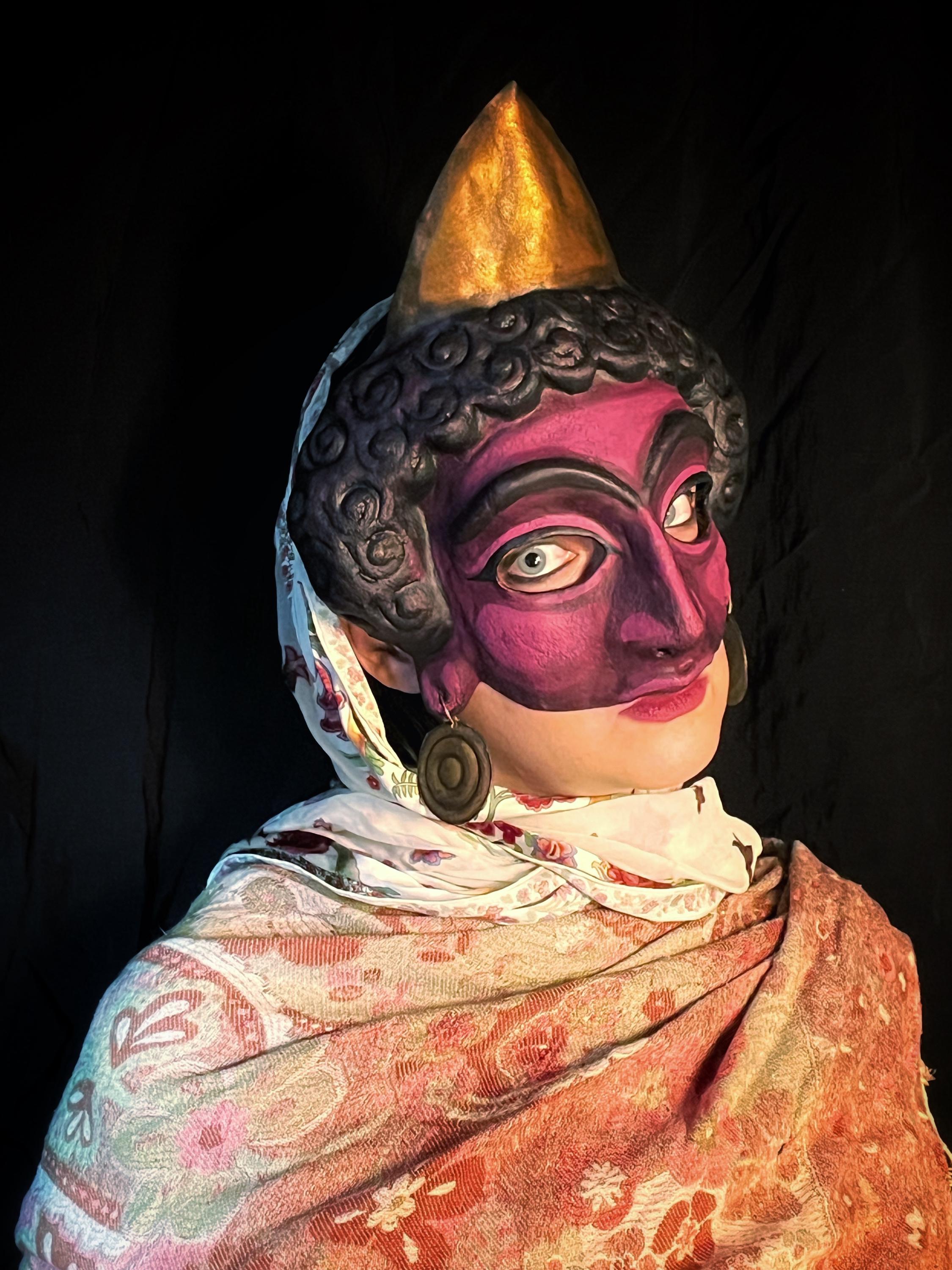 Queen Vashti Purim Spiel Mask: Persian-inspired Costume for Jewish ...