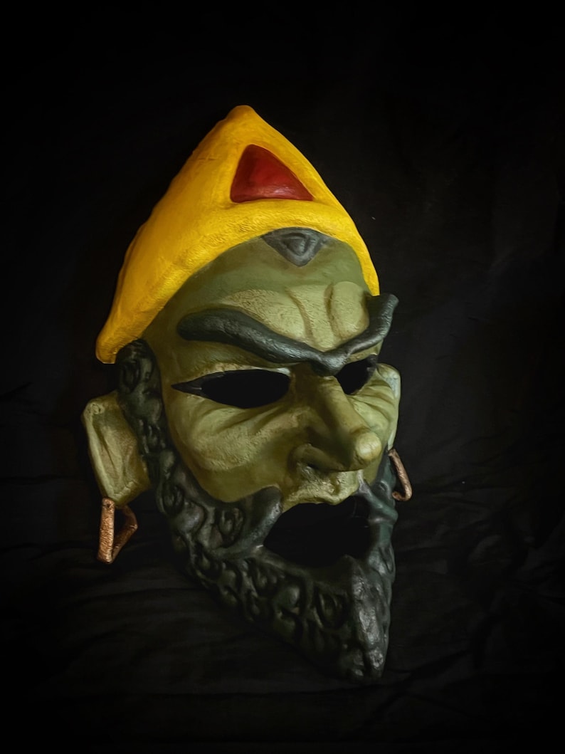Haman Purim Spiel Mask: Persian-inspired Costume for Jewish Holiday ...