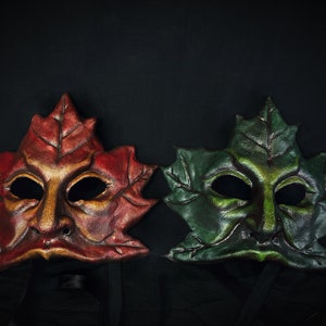 Summer Green Man mask. image 8