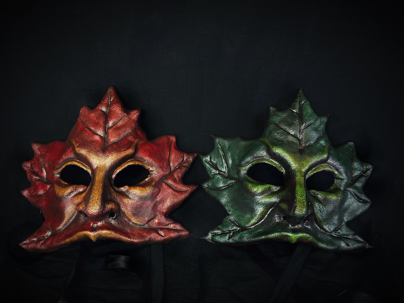 Summer Green Man mask. image 8