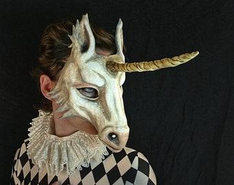 Medieval Unicorn Mask