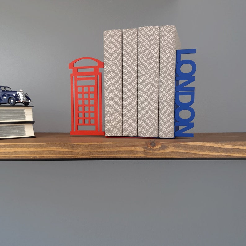 Bookends Red Phone Booth