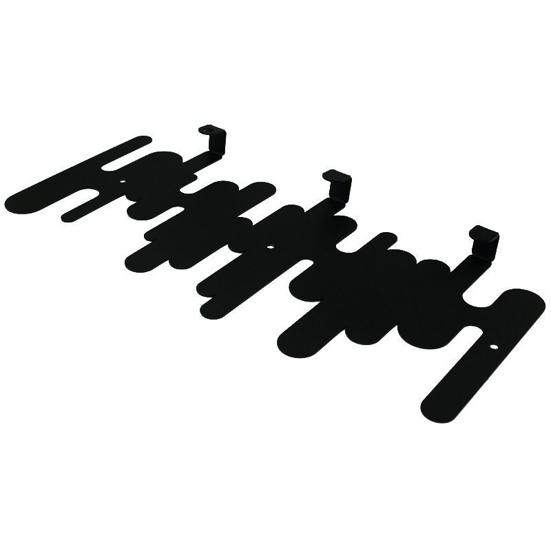 Wall Hanger Rhythm Black // Metal Wall Hanger // Wall Hooks // Etsy