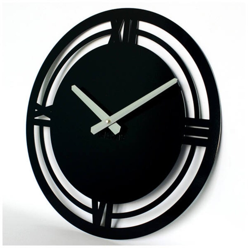 Wall Clock Modern Wall Clock Unique Clock Classic Clock Etsy