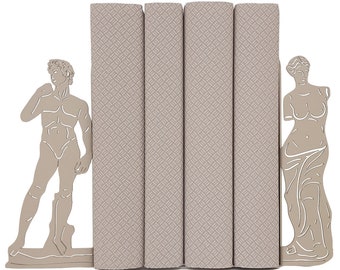 Bookends Statues / Bookends Venus de Milo / David Bookends Unique / Heavy Book Ends / Stopper Book Holder Stand / Library Pastel Shelf Décor