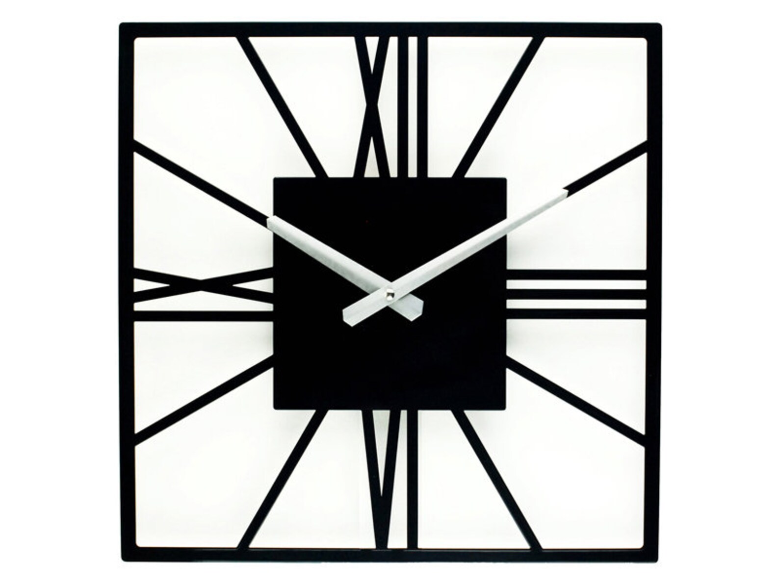 Wall Clock New York Black / Unique Clock Square Wall Clock Etsy