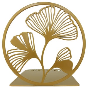 Ginkgo Bronze Bookend