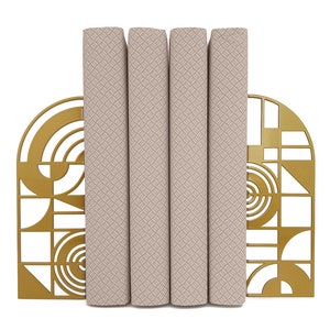 Bookends Gatsby / Aesthetic Bookends Unique / Geometrical Heavy Book Ends / Stopper Book Holder Stand / Library Bookshelf Décor Bauhaus