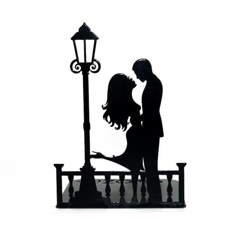 Love Story Bookend / Metal Bookend / Metal Art Bookend / Book Etsy