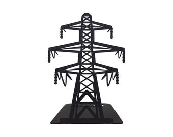 Industrial Metal Bookend | Loft Library Bookshelf Decor | Factory Black Urban Style Decor