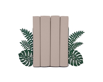 Monstera Bookends | Fern Library Bookshelf Decor | Dark Green Monstera Leaf Metal Bookend