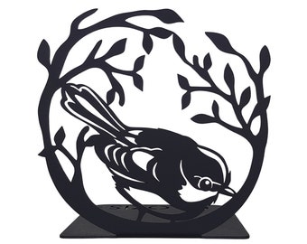 Serre-livres oiseau / oiseaux sur branche serre-livres en métal / serre-livres oiseau noir / serre-livres noir porte-livre / serre-livres animaux décoration de chambre arbre de la forêt