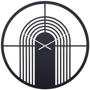 Clock With Arches, Big Wall Clock, Black Wall Clock, Large Wall Clock, Clocks for Wall, Elegant clock, Oversized Wall Clock, metal decor