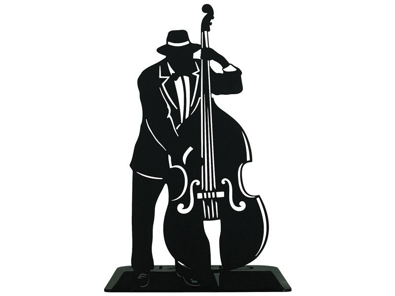 Jazz Bookend / Metal Bookend / Metal Art Bookend / Book Holder Etsy
